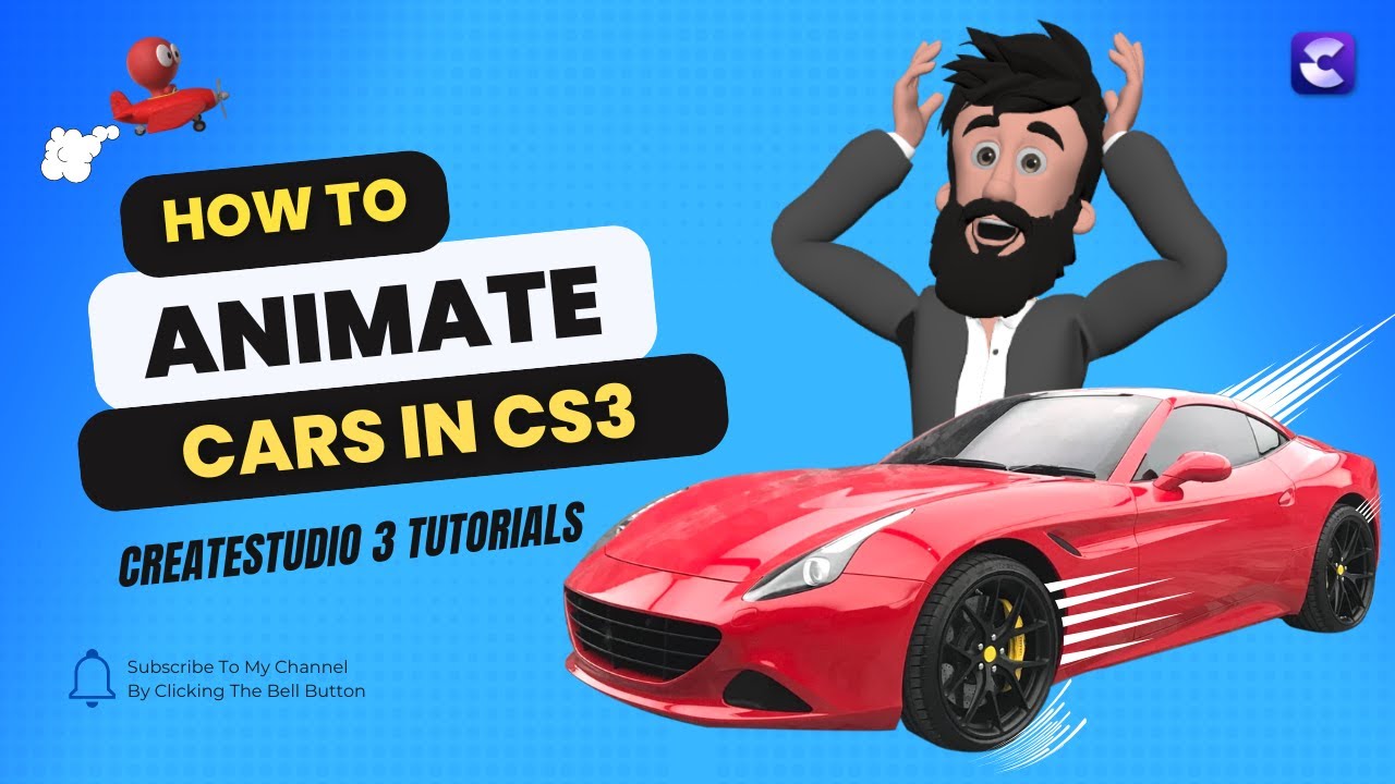 Seamless Car Animation: Adding and Animating Characters! CreateStudio 3