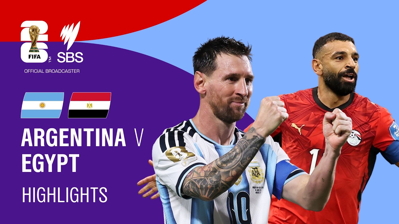 Argentina v Egypt: FIFA World Cup 2026 Highlights Round of 16