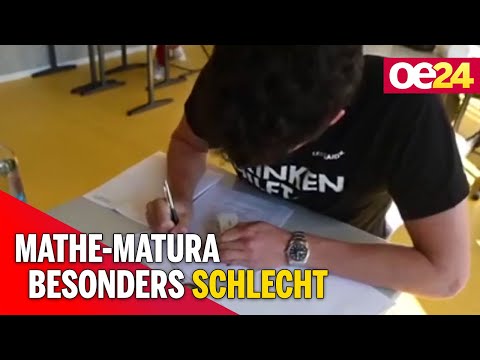 Mathe-Matura besonders schlecht ausgefallen