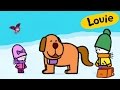 Louie Draw Me A Saint Bernard Learn To Draw Cartoon For Kids
