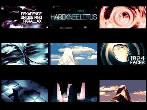 AMIGA-Demo "Dekadence & Parallax & Rave Network Overscan & Unique: Hardknee Lotus"