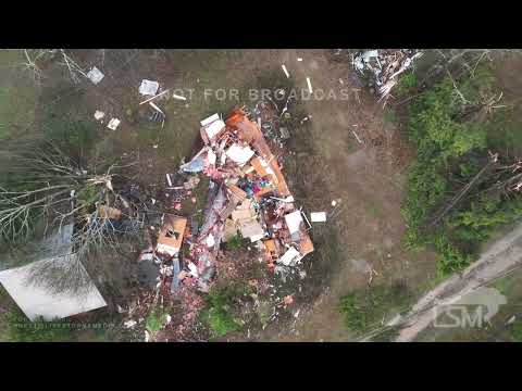 12-14-2022 Clarke County, MS - Significant Damage - Deforestation from Tornado