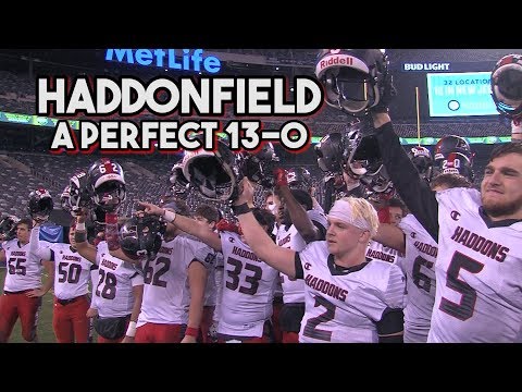 Haddonfield 17 Hillside 7 | South Group 2 Bowl | Haddons Finish Perfect 13 0 Year
