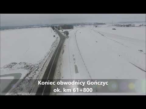 Film 96 (Z1) - Przedstawienie postępu prac - budowa obwodnicy Gończyc.