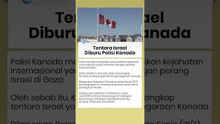 Tentara Israel Panik! Diburu Polisi Kanada karena Terkait Pembunuhan di Gaza
