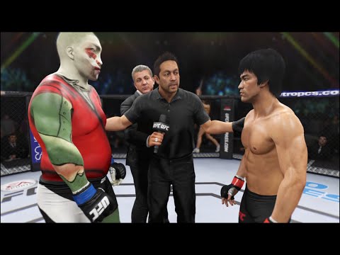 Bruce Lee vs. Evil Frog - EA Sports UFC 2 - Dragon Fights 🔥🐲