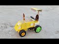 How To Make Tractor At Home From Matchbox Diy Tractor Toy Mini Tractor Science Project
