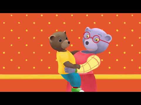 Petit Ours Brun 3D - Un cadeau pour Nounou