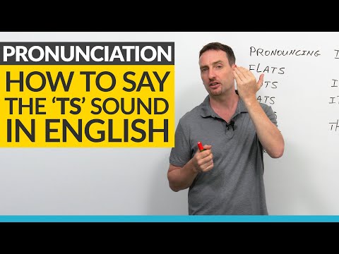 English Pronunciation: How to make the TS sound