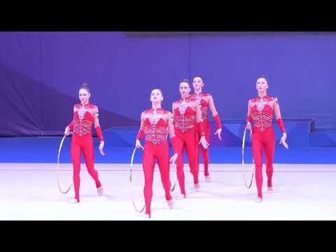 Ukraine TEAM - 5 Hoops, Final FIG World Cup 2023 Athens