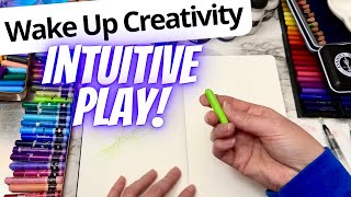 🎨 Playing with Art Supplies | INTUITIVE Drawing & Painting