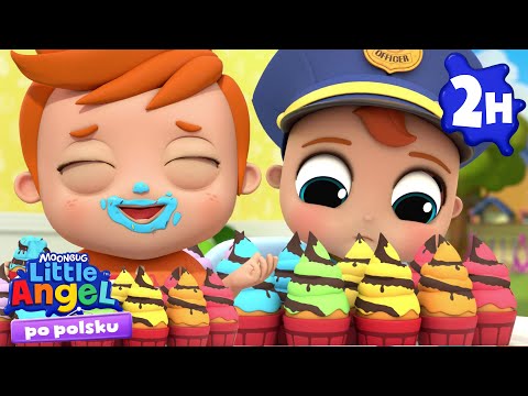 Jasiu, Jasiu - Kto zjadł babeczki? 🎂| Piosenki Dla Dzieci 👼🏻 Little Angel Po Polsku 2 godziny