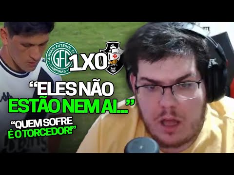 CASIMIRO REAGE: GUARANI 1X0 VASCO PELA 33ª RODADA DA SERIE B 2021 | Cortes do Casimito