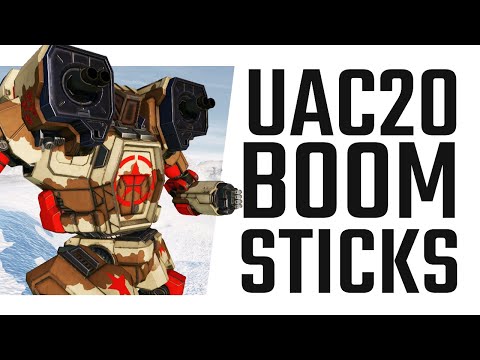 Ultra Autocann Boom Stick Hunchback IIC - Mechwarrior Online The Daily Dose #1094