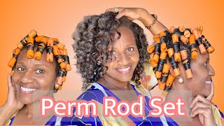 EASIEST PERM ROD TUTORIAL FOR PERFECT & BOUNCY CURLS | NATURAL HAIR CARE