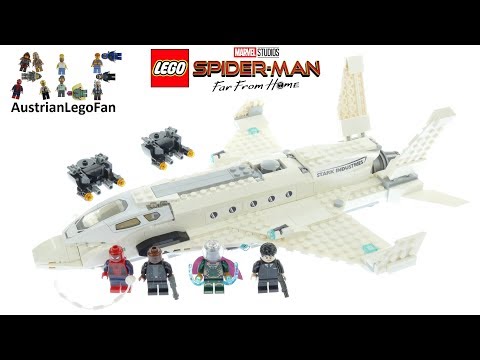 Vidéo LEGO Marvel 76130 : L'attaque de Spider Man avec le jet de Stark