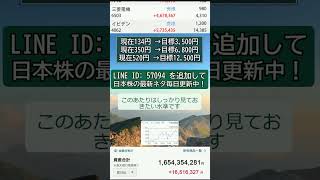 #資産運用 #お金の勉強 #副収入 #老後資金 #資産形成 #株で稼ぐ #配当金活 #株主優待 #長期投資 #短期トレード #日本株投資 #投資初心者と繋がりたい #毎月配当