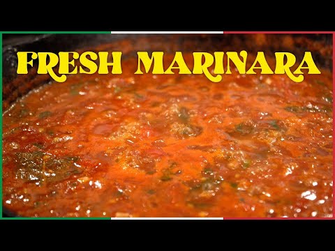 How To Make Authentic Italian Homemade Marinara Sauce