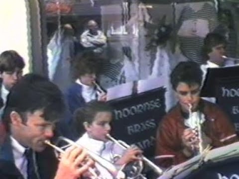1987 Nieuwsflits juni - Hoorn: 'Hoornse Brassband' - Concert Huesmolen