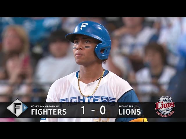 【3回裏】3連打!! ファイターズ・水谷瞬 初球を弾き返してレフトへの先制タイムリー!! 2025年8月5日 北海道日本ハムファイターズ 対 埼玉西武ライオンズ