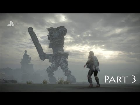 Shadow of the Colossus PS4 Gameplay Walkthrough Part 3 - 3rd Colossus