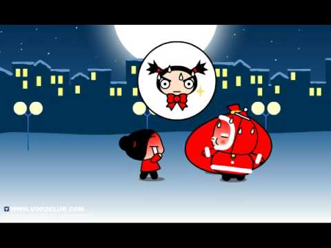 Funny cartoon flash - Pucca Merry Xmas