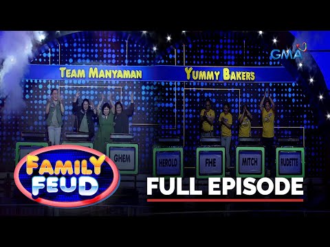 Family Feud: YUMMY BAKERS VS TEAM MANYAMAN (Full Episode)