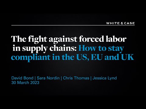 Webinar: The fight against forced labor in supply chains: How to stay compliant in the US, EU and UK