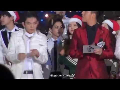 Xiumin and Wendy moment 141221