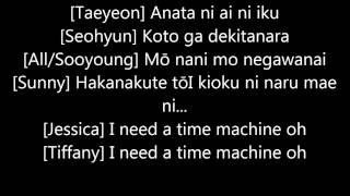 Girls Generation_Time Machine_ LYRICS
