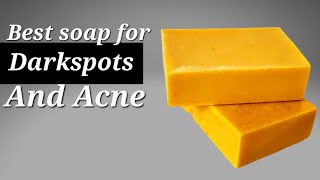 How to make Home made TURMERIC SOAP to remove all stubborn darkspots and pigmentations.
