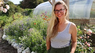 De tuin in augustus // Oogsten, seizoenstips en volledige tuinrondleiding