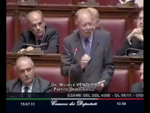 15-07-11 Ventura (PD): dichiarazione sulla fiducia alla manovra economica