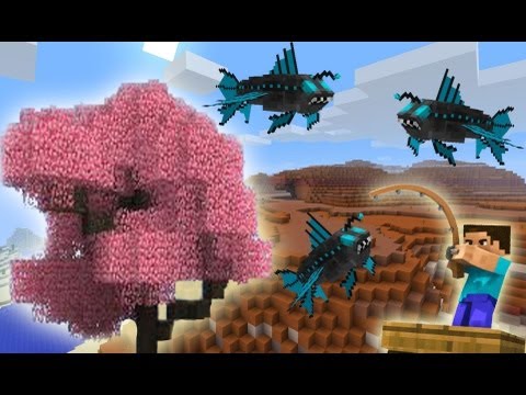 New Minecraft 1.7 Snapshot: Biomes, Fishing, Cherry Trees!