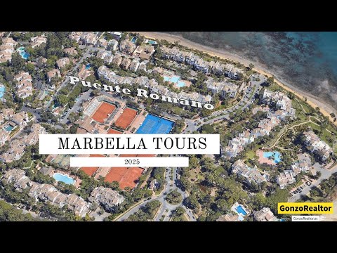 Marbella Golden Mile to Puerto Banus 2025 Top Clubs - Aerial Tour [Part I] #marbella #goldenmile