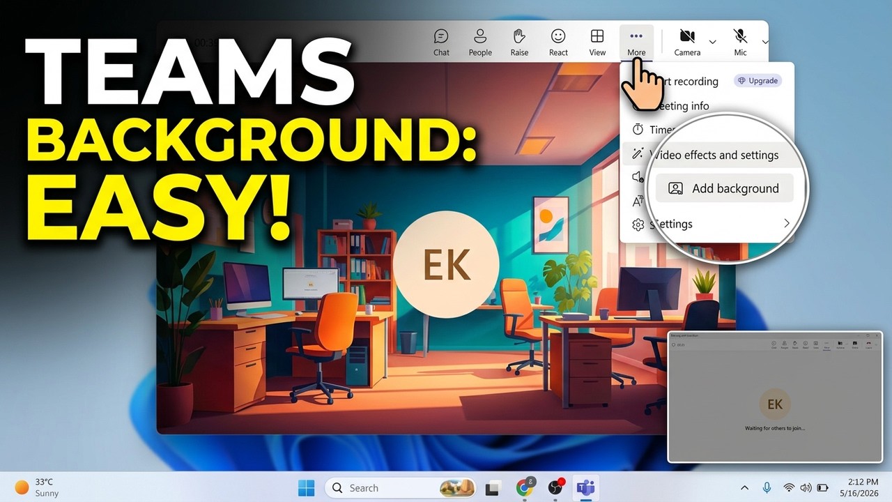 How To Add Background Photo in Microsoft Teams (Quick and Easy)