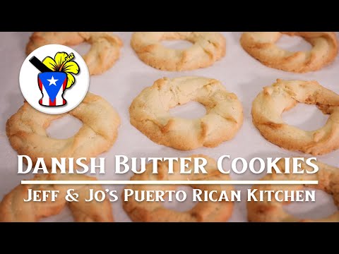 How to make Danish Butter Cookies - Easy Puerto Rican Recipe