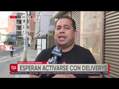 Sector gastronómico de La Paz esperan autorización para la atención con deliverys