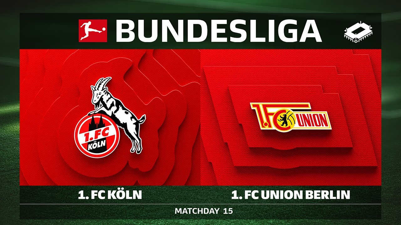 1. FC Köln vs. 1. FC Union Berlin | Matchday 15 - Bundesliga 2025/26