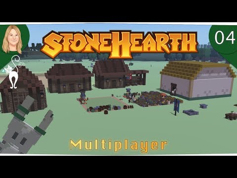 Crafting & Building Houses | Stonehearth | Multiplayer Let's Play 4 | Full Release