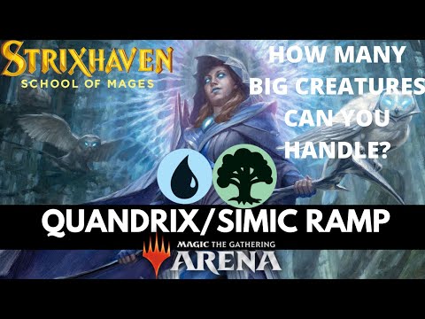 Quandrix Ramp | MTGA Strixhaven Standard Bo1| Big Creatures Forever!