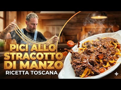 PICI ALLO STRACOTTO DI MANZO (3 ORE DI GODURIA TOSCANA)🤤