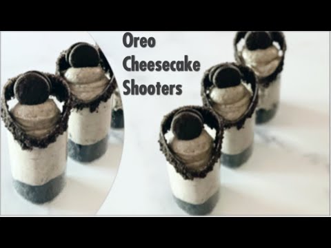 Oreo Cheesecake Dessert Shooters | Quick and Easy | No Bake