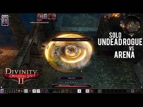 Divinity: Original Sin 2 - {SOLO} Undead Rogue vs Arena
