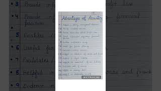 Advantages of accounting 💫