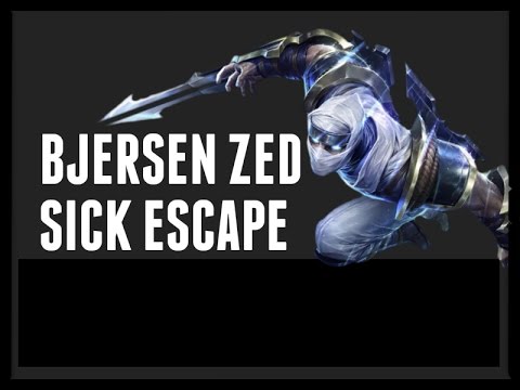 Bjergsen Zed LCS: Bjergsen Plays Zed Sick Escape!