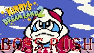 Kirby's Dream Land 2 - Boss Rush (All Boss Fights, No Damage)