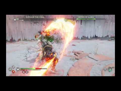 GOD OF WAR RAGNAROK: HOW TO BEAT SVIPDAGR THE COLD SISTERS OF ILLSKA BERZERKERS (MINI BOSS FIGHT)