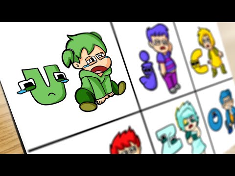 Drawing Alphabet Lore-Real Life [Lowercase]#3 / Humanized Alphabet Lore Kids UJCMZO