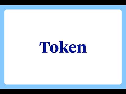 ¿Qué es un token?